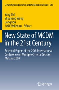 Book Cover for New State of MCDM in the 21st Century by International Conference on Multiple Criteria Decision Making, Yong Shi