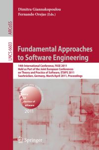 Book Cover for Fundamental Approaches to Software Engineering by FASE Conference, Dimitra Giannakopoulou, F Orejas, ETAPS Conference