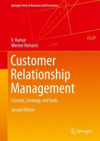 Book Cover for Customer Relationship Management by V Kumar, Werner J Reinartz
