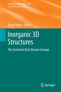 Book Cover for Inorganic 3D Structures by Angel Vegas, D J M Bevan