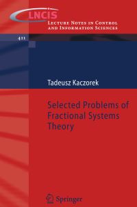 Book Cover for Selected Problems of Fractional Systems Theory by Tadeusz Kaczorek
