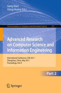 Book Cover for Advanced Research on Computer Science and Information Engineering by Gang Shen, Xiong Huang