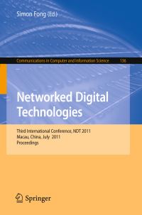 Book Cover for Networked Digital Technologies by Simon Fong
