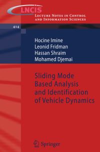 Book Cover for Sliding Mode Based Analysis and Identification of Vehicle Dynamics by Hocine Imine