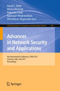 Book Cover for Advances in Network Security and Applications by David C Wyld