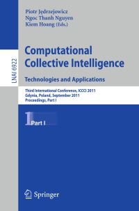 Book Cover for Computational Collective Intelligence by ICCCI Conference, Piotr Jedrzejowicz, Ngoc Thanh Nguyen, Kiem Hoang