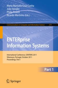 Book Cover for Enterprise Information Systems by International Conference on Enterprise Information Systems, Maria Manuela CruzCunha