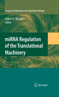 Book Cover for miRNA Regulation of the Translational Machinery by Robert E Rhoads