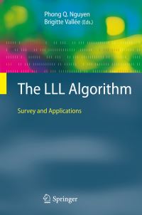 Book Cover for The LLL Algorithm by Phong Q Nguyen, Brigitte Vallée