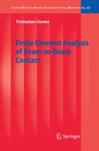 Book Cover for Finite Element Analysis of Beam-to-Beam Contact by Przemyslaw Litewka