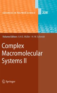 Book Cover for Complex Macromolecular Systems II by Axel H E Müller, HansWerner Schmidt