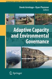 Book Cover for Adaptive Capacity and Environmental Governance by Derek Armitage, Ryan Plummer