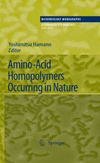 Book Cover for Amino-Acid Homopolymers Occurring in Nature by Yoshimitsu Hamano