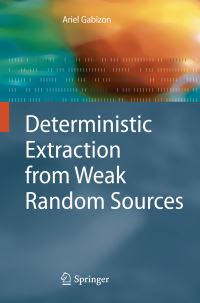 Book Cover for Deterministic Extraction from Weak Random Sources by Ariel Gabizon