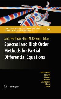 Book Cover for Spectral and High Order Methods for Partial Differential Equations by Jan S Hesthaven, Einar M Rønquist