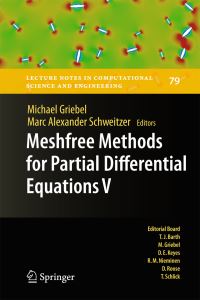 Book Cover for Meshfree Methods for Partial Differential Equations V by Michael Griebel, Marc Alexander Schweitzer