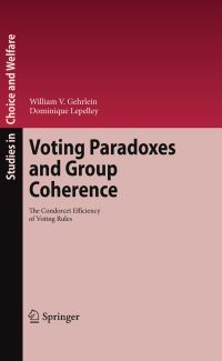 Book Cover for Voting Paradoxes and Group Coherence by William V Gehrlein, Dominique Lepelley