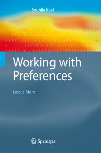 Book Cover for Working With Preferences by Souhila Kaci