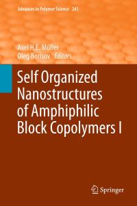 Book Cover for Self Organized Nanostructures of Amphiphilic Block Copolymers I by Axel H E Müller, Oleg Borisov
