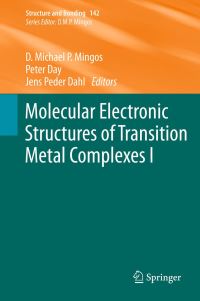 Book Cover for Molecular Electronic Structures of Transition Metal Complexes by D M P Mingos, P Day, Jens Peder Dahl