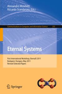 Book Cover for Eternal Systems by EternalS 2011, Alessandro Moschitti, Riccardo Scandariato