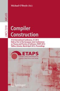 Book Cover for Compiler Construction by CC Conference, Michael OBoyle, ETAPS Conference