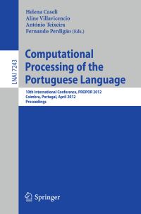 Book Cover for Computational Processing of the Portuguese Language by PROPOR Conference, Helena Caseli