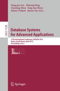 Book Cover for Database Systems for Advanced Applications by DASFAA Conference, Sanggoo Lee