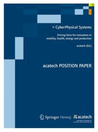 Book Cover for Cyber-Physical Systems by acatech