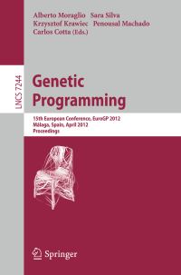 Book Cover for Genetic Programming by EuroGP 2012, Alberto Moraglio
