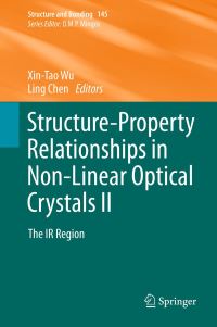 Book Cover for Structure-Property Relationships in Non-Linear Optical Crystals by XinTao Wu, Ling Chen, A Brenier