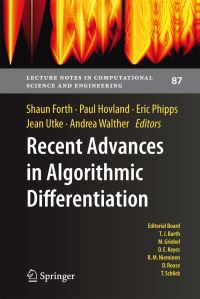 Book Cover for Recent Advances in Algorithmic Differentiation by International Conference on Automatic Differentiation, Shaun Forth