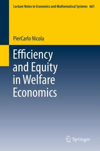 Book Cover for Efficiency and Equity in Welfare Economics by Pier Carlo Nicola