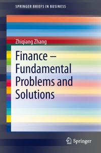 Book Cover for Finance by Zhiqiang Zhang