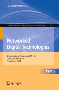 Book Cover for Networked Digital Technologies, Part II by Rachid Benlamri