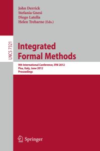 Book Cover for Integrated Formal Methods by International Conference on Integrated Formal Methods, John Derrick