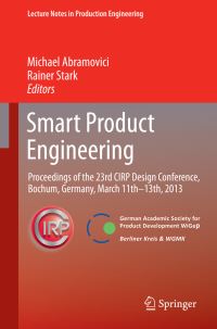 Book Cover for Smart Product Engineering by International Institution for Production Engineering Research, Michael Abramovici, Rainer Stark
