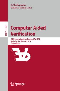 Book Cover for Computer Aided Verification by CAV Conference, P Madhusudan, Sanjit A Seshia