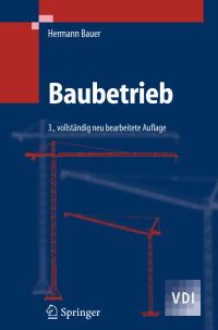 Book Cover for Baubetrieb by Hermann Bauer