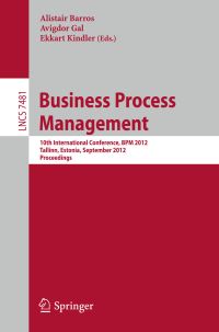 Book Cover for Business Process Management by BPM Conference, Alistair Barros, Avigdor Gal, Ekkart Kindler