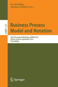 Book Cover for Business Process Model and Notation by Jan Mendling, Matthias Weidlich