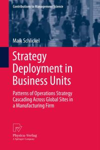 Book Cover for Strategy Deployment in Business Units by Maik Schlickel