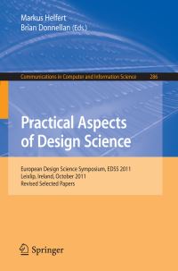 Book Cover for Practical Aspects of Design Science by European Design Science Symposium, Markus Helfert, Brian Donnellan