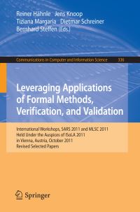 Book Cover for Leveraging Applications of Formal Methods, Verification, and Validation by SARS Workshop, MLSC Workshop, ISoLA Symposium