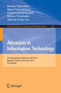Book Cover for Advances in Information Technology by IAIT Conference