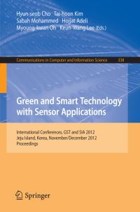 Book Cover for Green and Smart Technology With Sensor Applications by GST Conference, SIA Conference