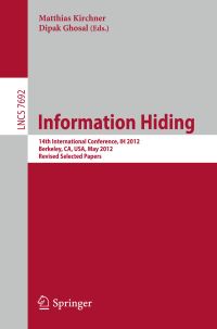 Book Cover for Information Hiding by IH Conference