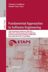 Book Cover for Fundamental Approaches to Software Engineering by FASE Conference, ETAPS Conference
