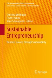 Book Cover for Sustainable Entrepreneurship by Christina Weidinger, Franz Fischler, René Schmidpeter