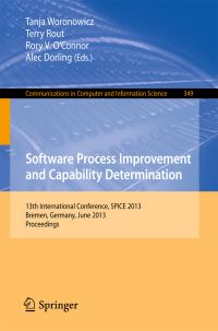 Book Cover for Software Process Improvement and Capability Determination by SPICE Conference